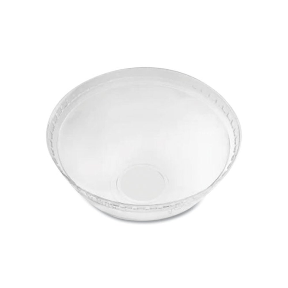 PET Lids, Dome Lid, Fits 12 oz to 24 oz Cold Cups, Plastic, Clear, 1,000/Carton. Picture 2
