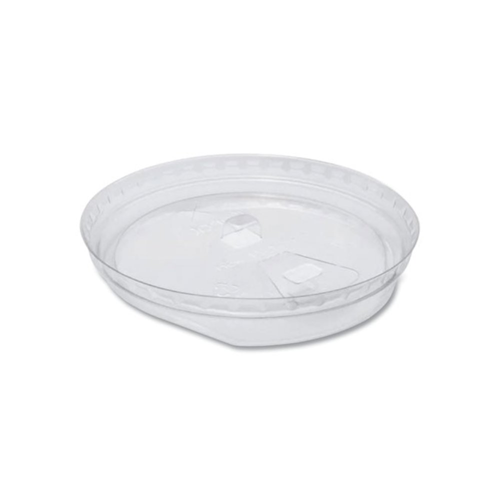 PET Lids, Strawless Sipper, Fits 32 oz Cold Cups, Plastic, Clear, 1,000/Carton. Picture 2