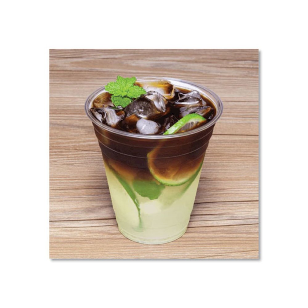 PET Plastic Cups, 98 mm Rim Diameter, 12 oz, Clear, 1,000/Carton. Picture 4