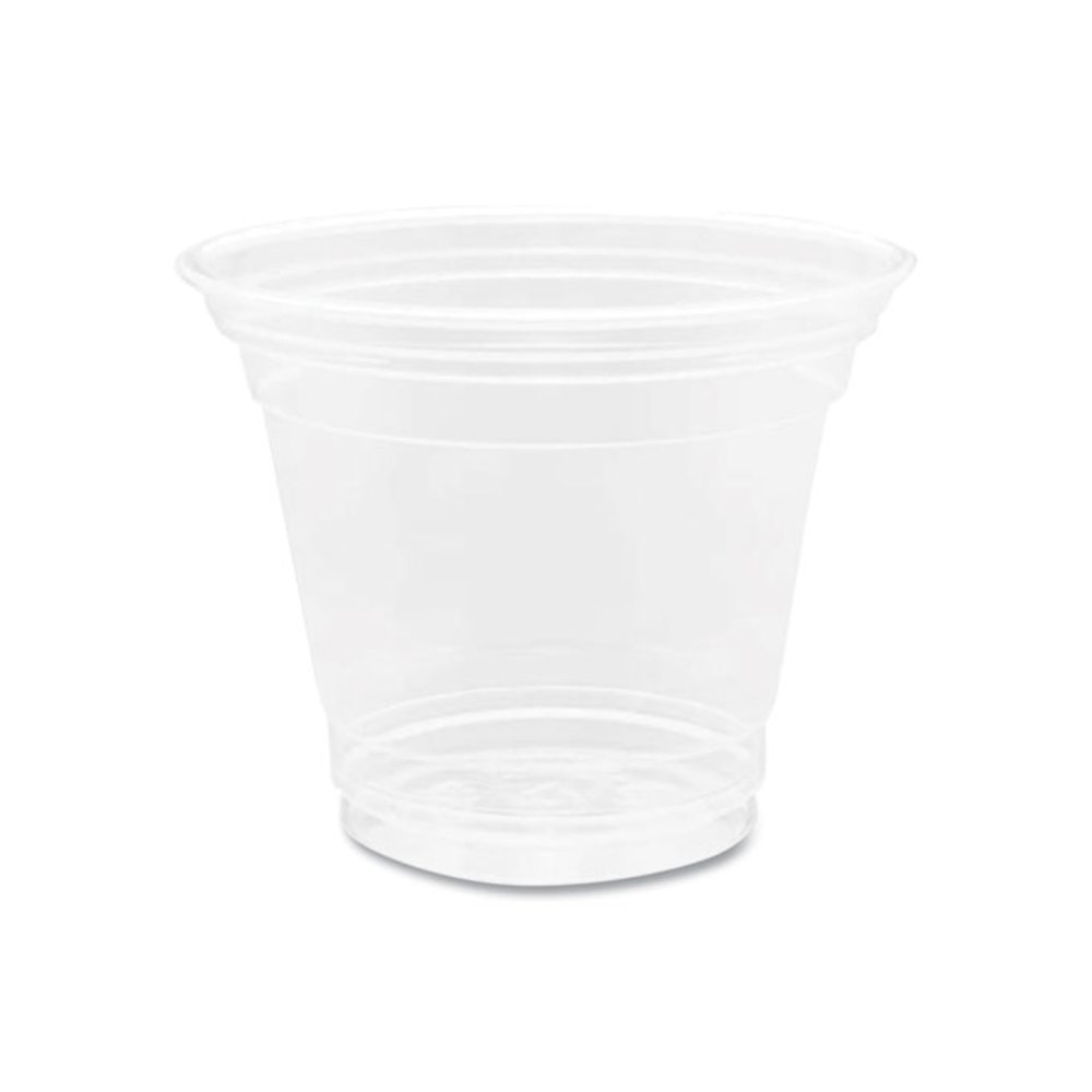 PET Plastic Cups, 9 oz, Clear, 1,000/Carton. Picture 1