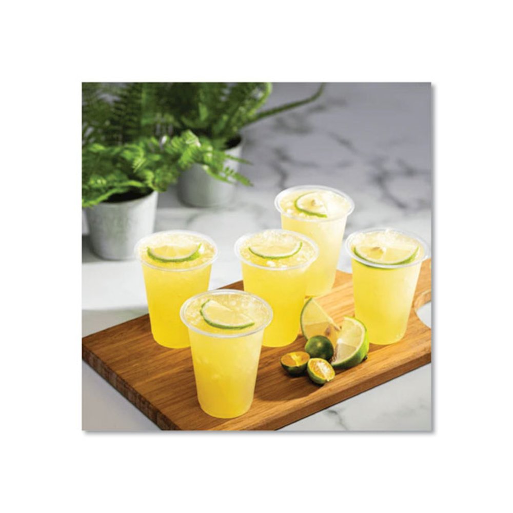 PET Plastic Cups, 7 oz, Clear, 1,000/Carton. Picture 4