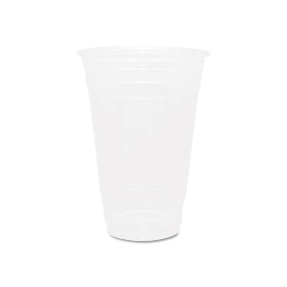 PET Plastic Cups, 20 oz, Clear, 1,000/Carton. Picture 1