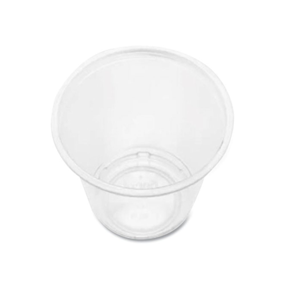 PET Plastic Cups, 3 oz, Clear, 2,500/Carton. Picture 4