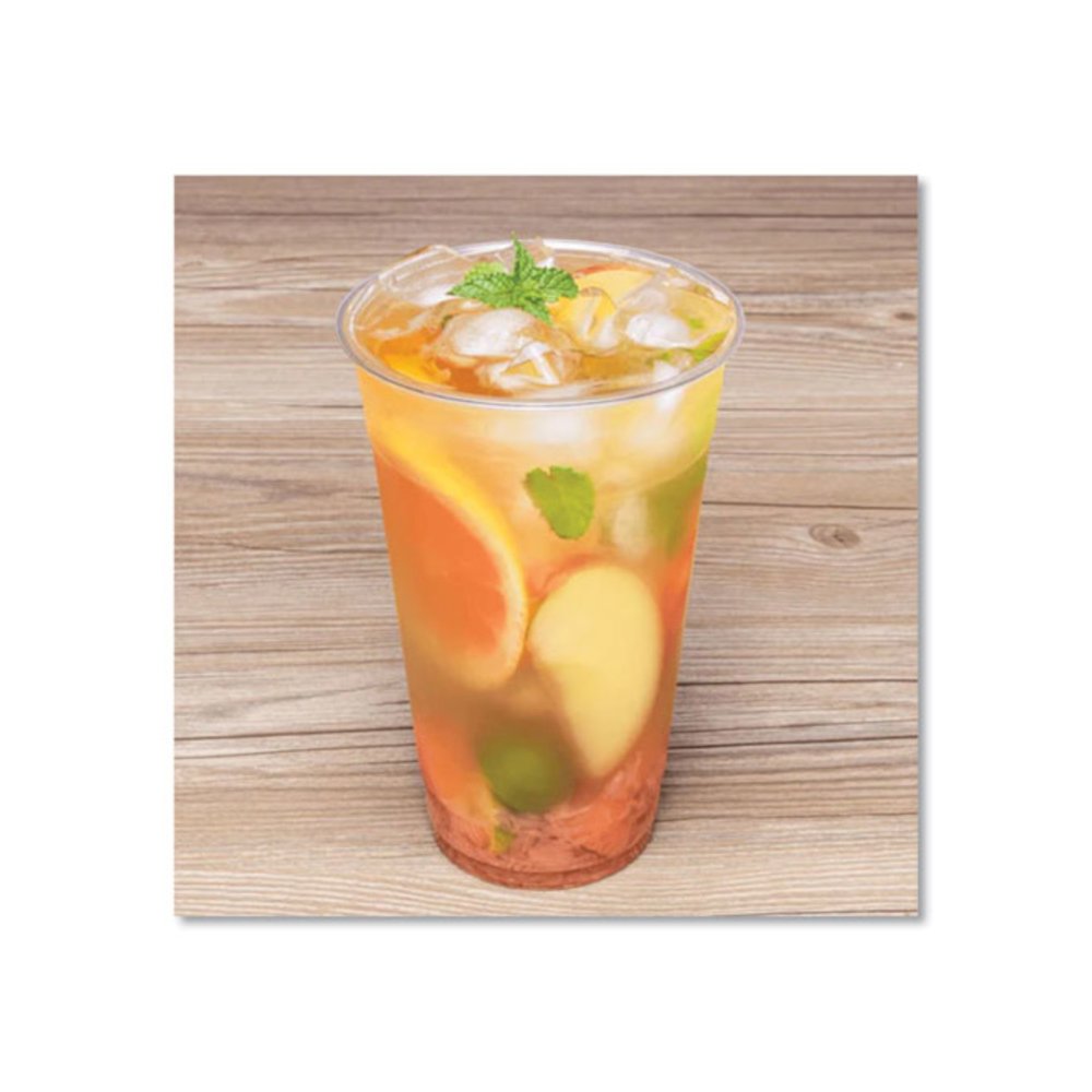 PET Plastic Cups, 24 oz, Clear, 600/Carton. Picture 4