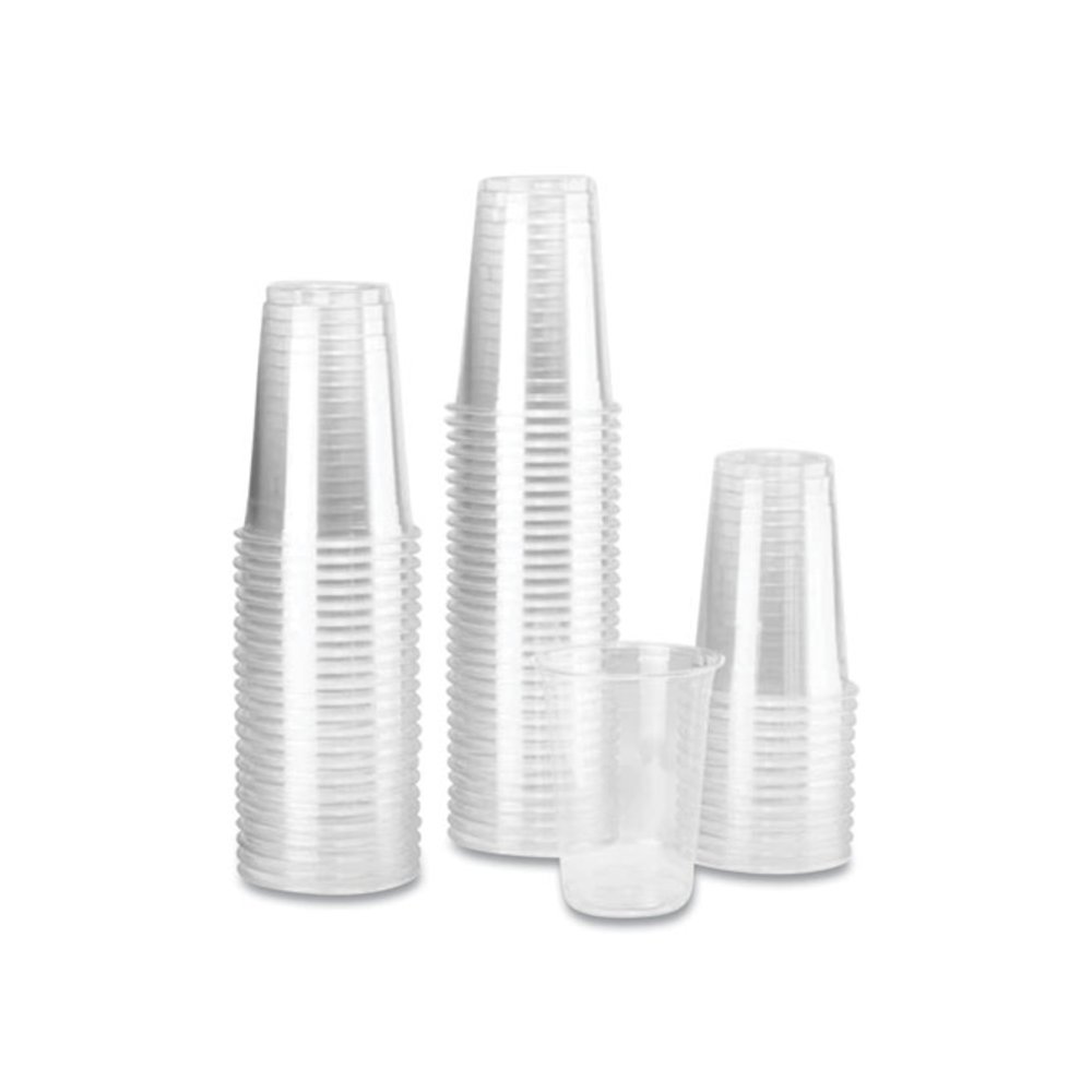 PET Plastic Cups, 10 oz, Clear, 1,000/Carton. Picture 4