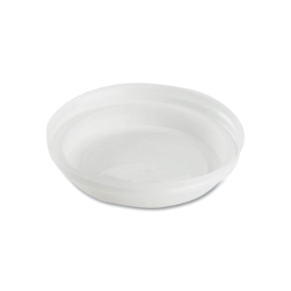 Hot Cup Lids, Sipper Lid, Fits 8 oz Hot Cups, Plastic, White, 1,000/Carton. Picture 3