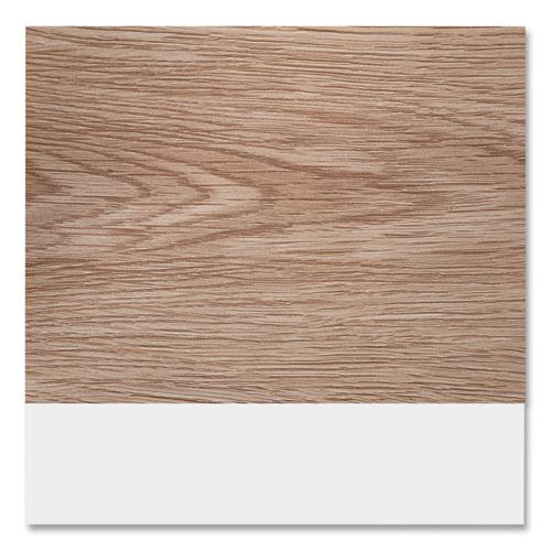 L-Shaped Writing Desk, 59.05" x 59.05" x 29.53", Beigewood/White. Picture 11