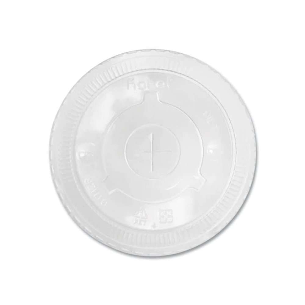 PET Lids, Flat Lid, Fits 32 oz Cold Cups, Plastic, Clear, 600/Carton. Picture 1