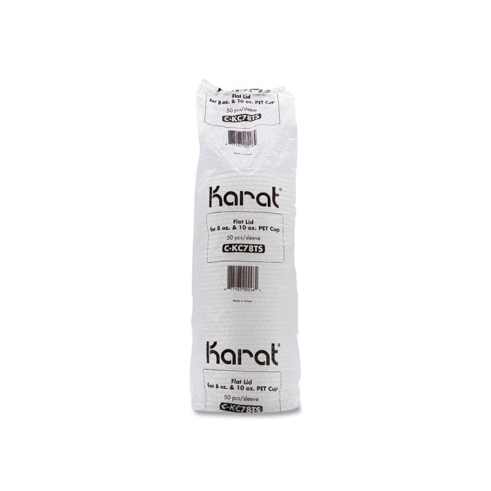 PET Lids, X Straw Hole, Fits 8 oz to 10 oz Cold Cups, Plastic, Clear, 1,000/Carton. Picture 3