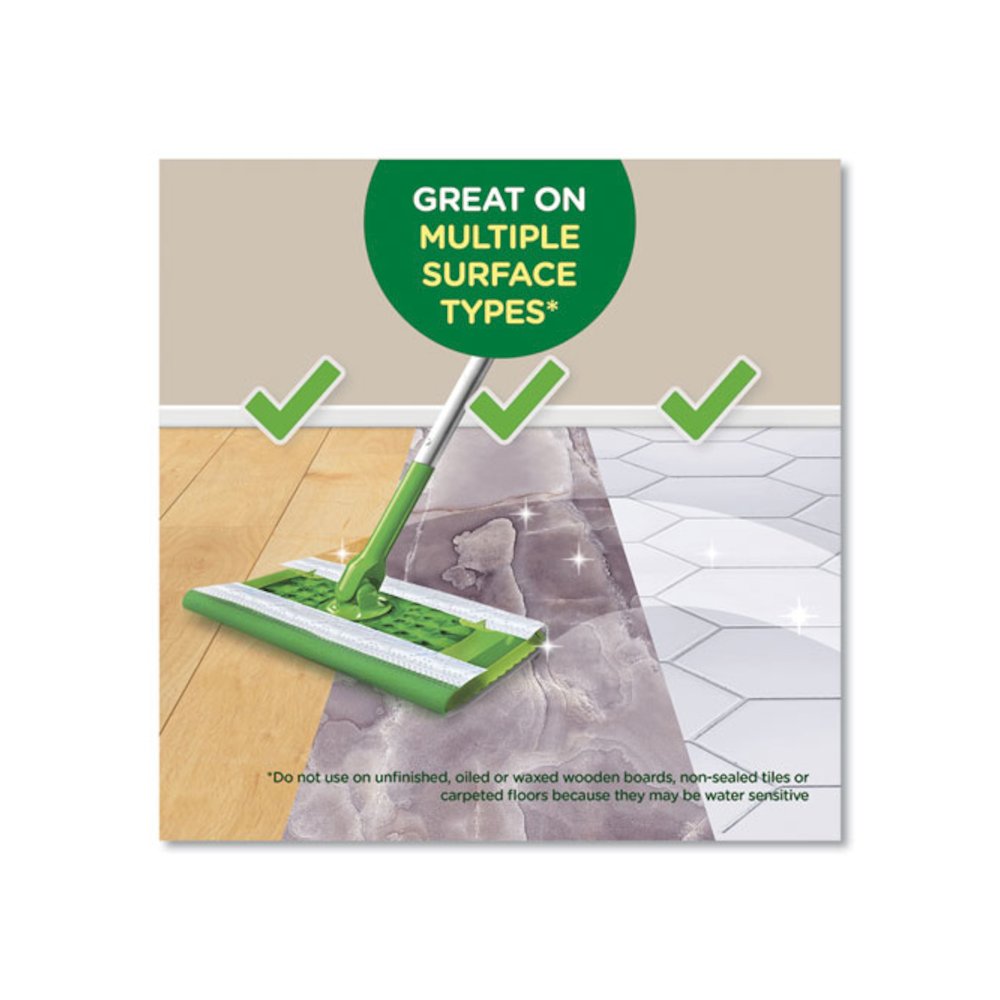 Wet Refill Cloths, 8 x 10, Fresh Scent, White, 12/Box, 6 Boxes/Carton. Picture 9