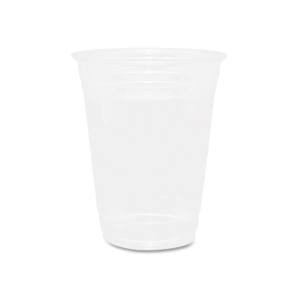 PET Plastic Cups, 16 oz, Clear, 1,000/Carton. Picture 1