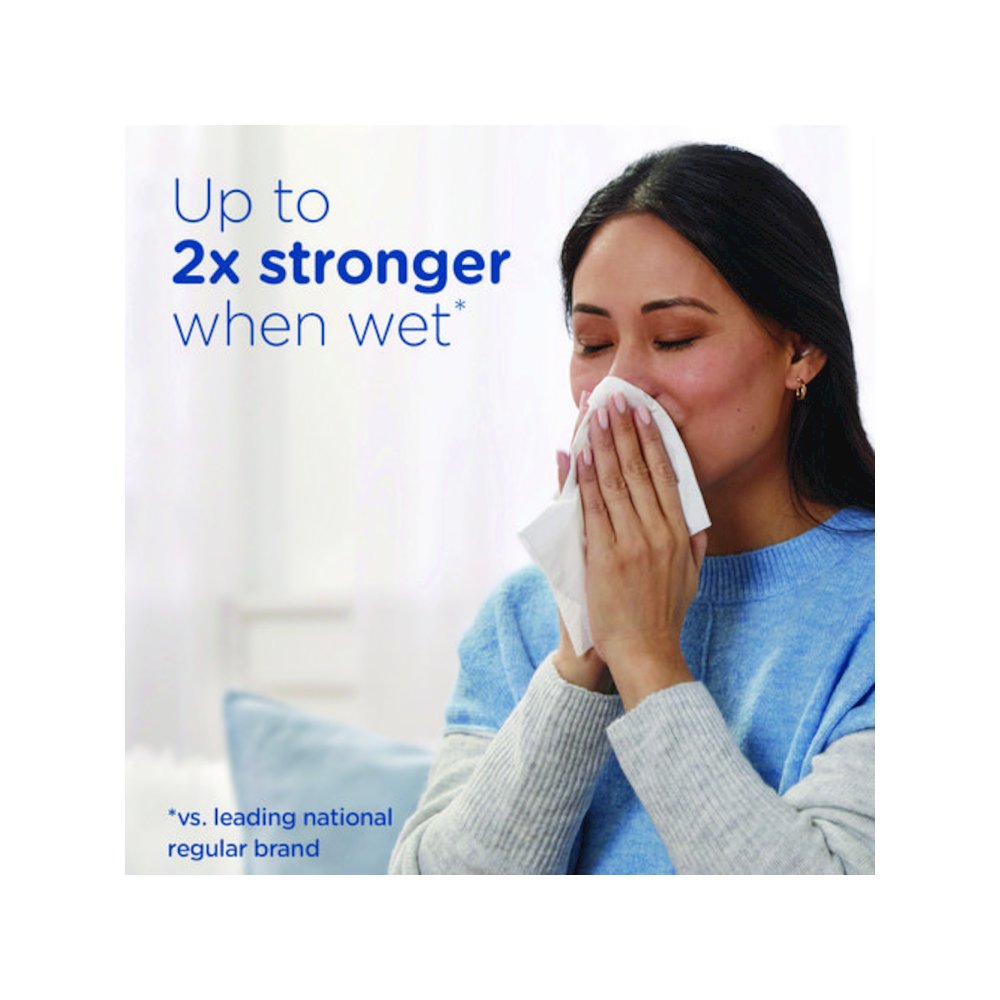 Ultra Soft Facial Tissue, 2-Ply, White, 72 Sheets/Box, 24 Boxes/Carton. Picture 4