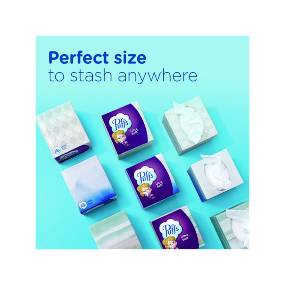 Ultra Soft Facial Tissue, 2-Ply, White, 72 Sheets/Box, 24 Boxes/Carton. Picture 9