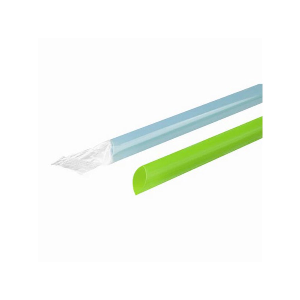 Boba Straws, 9", Plastic, Assorted Colors, 1,600/Carton. Picture 2