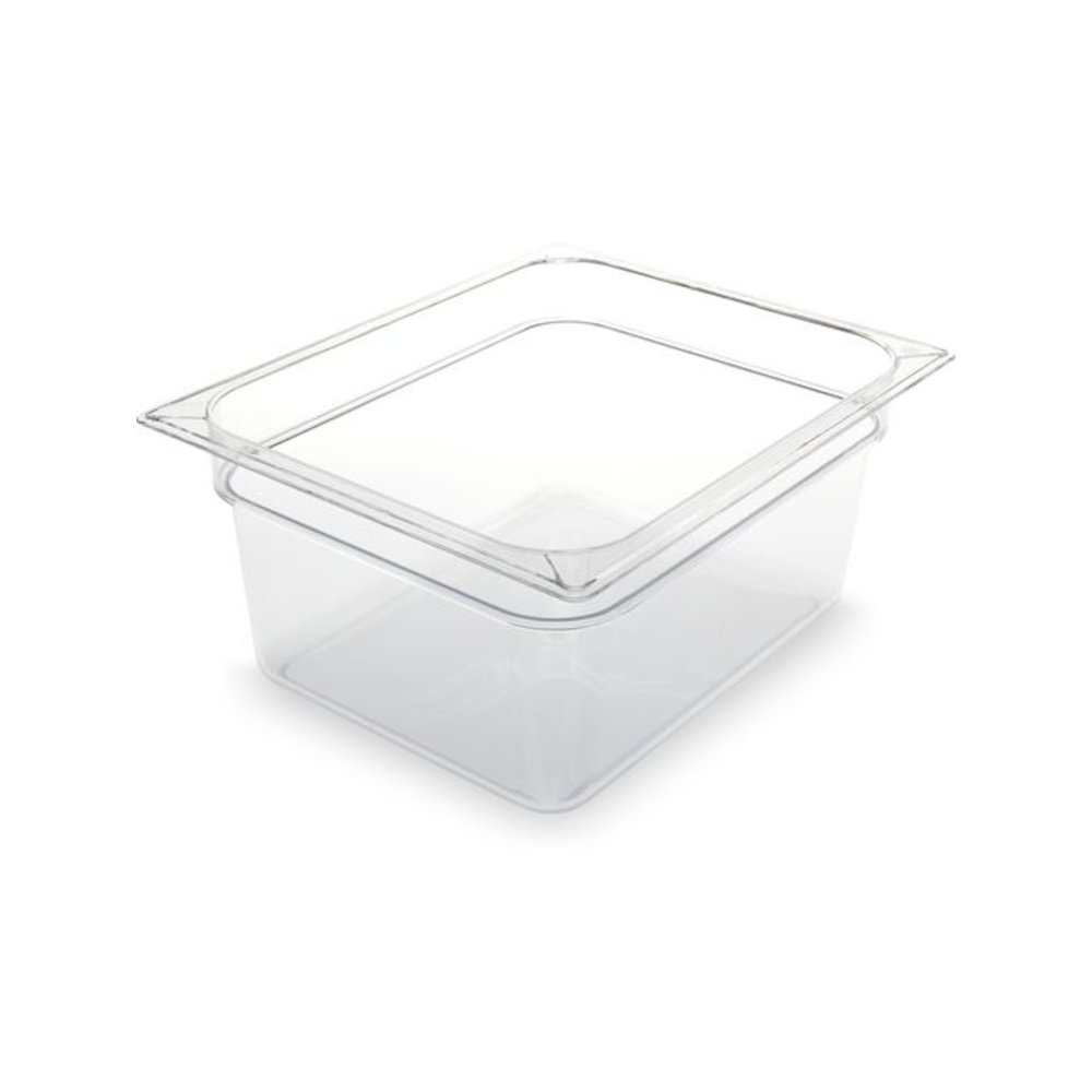 StorPlus Polycarbonate Food Pan, 8.7 qt, 10.38 x 12.75 x 6, Clear, Plastic. Picture 1