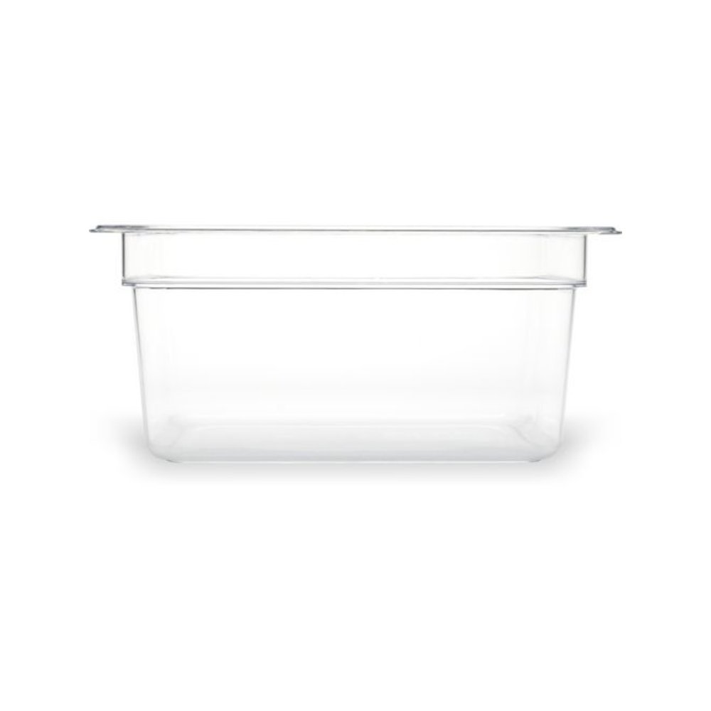StorPlus Polycarbonate Food Pan, 8.7 qt, 10.38 x 12.75 x 6, Clear, Plastic. Picture 2
