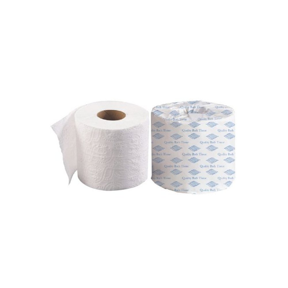 Standard Bath Tissue, 2-Ply, White, 4 x 3, 400 Sheets/Roll, 96 Rolls/Carton. Picture 2