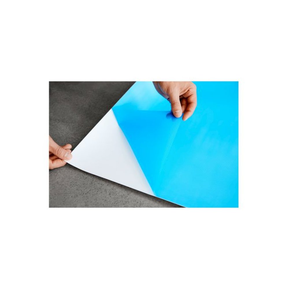 Easy Erase Permanent Marker Whiteboard Surface, Laminate Film, 96" x 48", White. Picture 3