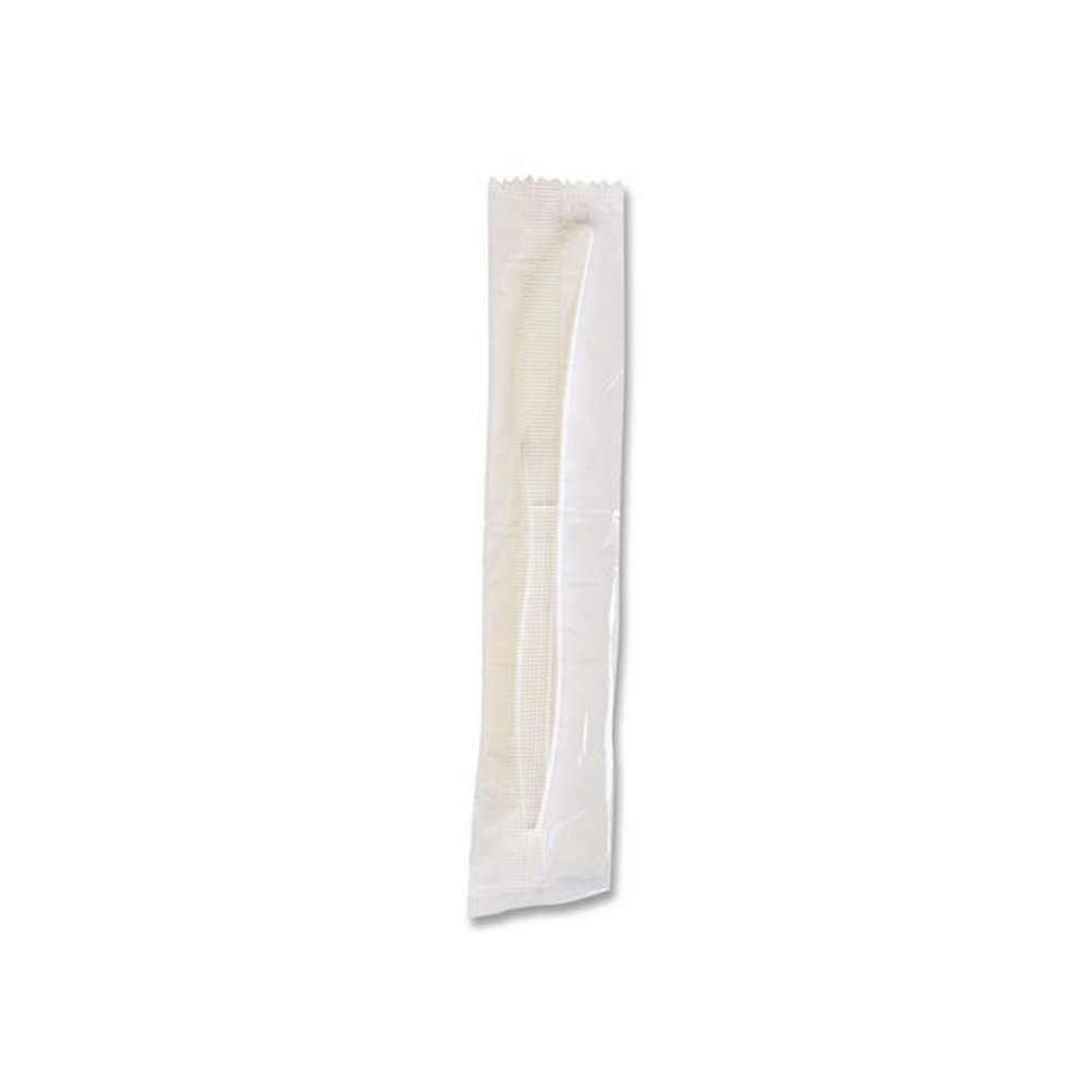 Mediumweight Wrapped Polypropylene Cutlery, Knife, 5.86", Plastic, White, 1,000/Carton. Picture 5
