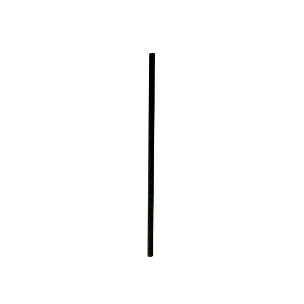 Wrapped Jumbo Paper Straws, 7.75", Paper, Black, 320/Pack, 4 Packs/Carton. Picture 3