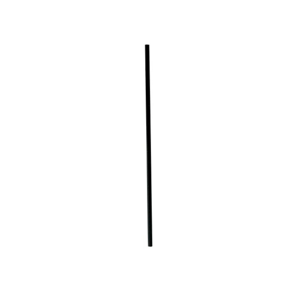 Wrapped Jumbo Straws, 10.25", Polypropylene, Black, 500/Pack, 4 Packs/Carton. Picture 3