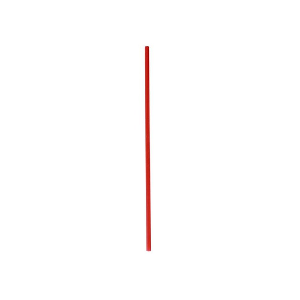 Wrapped Jumbo Straws, 10.25", Polypropylene, Red, 500/Pack, 4 Packs/Carton. Picture 3