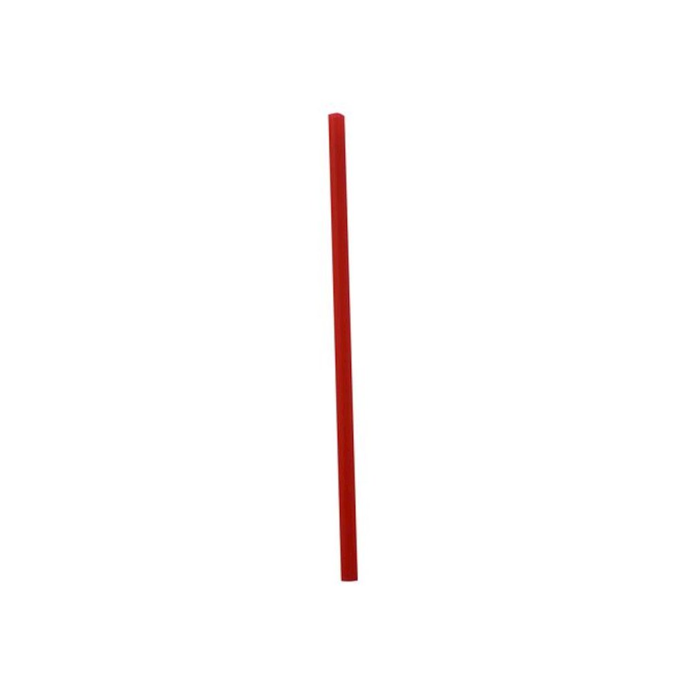 Wrapped Giant Straws, 7.75", Polypropylene, Red, 300/Pack, 24 Packs/Carton. Picture 3