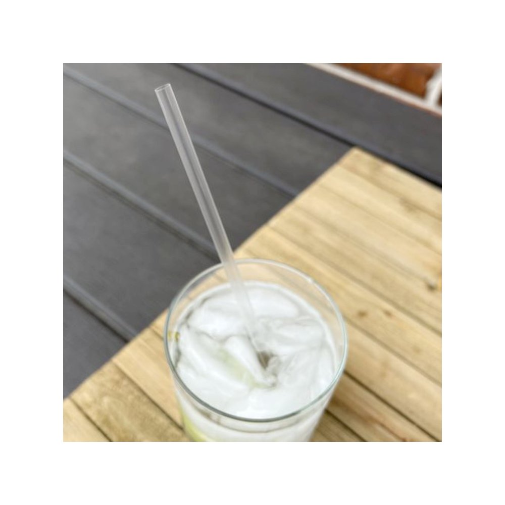 Jumbo Straws, 7.75", Polypropylene, Clear, 250/Pack, 10 Packs/Carton. Picture 4