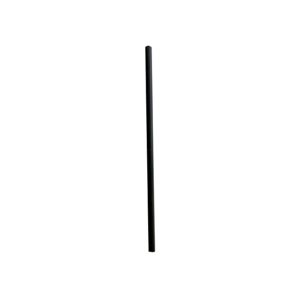 Giant Straws, 7.75", Polypropylene, Black, 150/Pack, 10 Packs/Carton. Picture 1