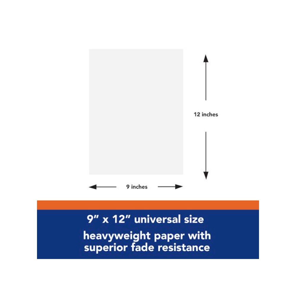 Tru-Ray Construction Paper, 76 lb Text Weight, 9 x 12, White, 50 Sheets/Pack, 50 Packs/Carton. Picture 3