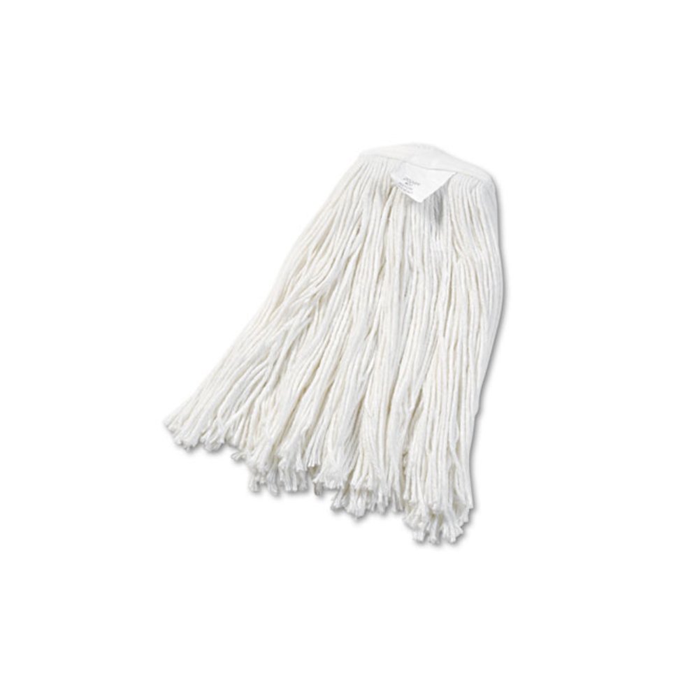 Cut-End Wet Mop Head, Rayon, #20, White, 12/Carton. Picture 1