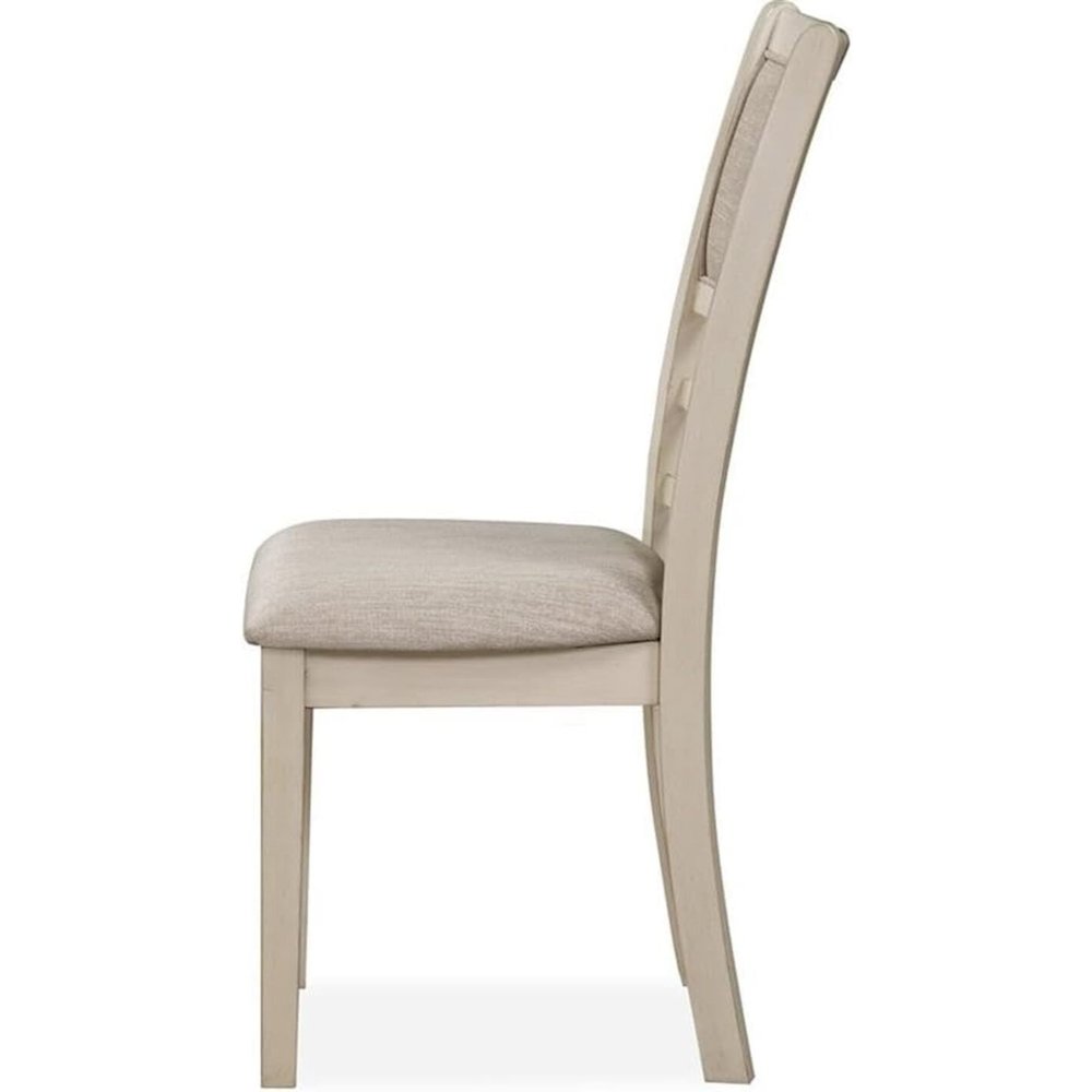Mitchell Solid Wood 5Pc Dining Set in White/Brown Bisque. Picture 4