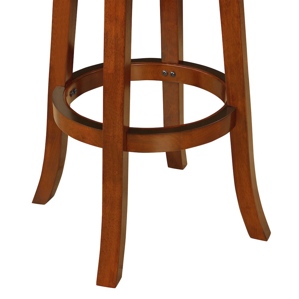 Augusta Swivel Extra Tall Bar Stool - Cherry. Picture 8