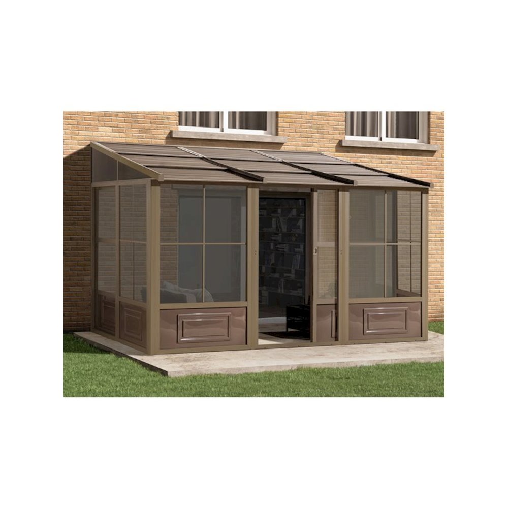 Florence Add-A-Room with Metal Roof 8 Ft. x 12 Ft. in Sand. Picture 1