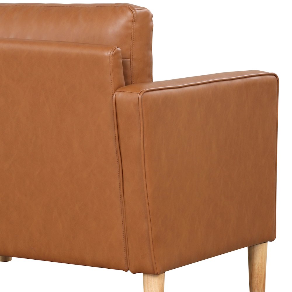 Langford Sofa Caramel PU. Picture 6