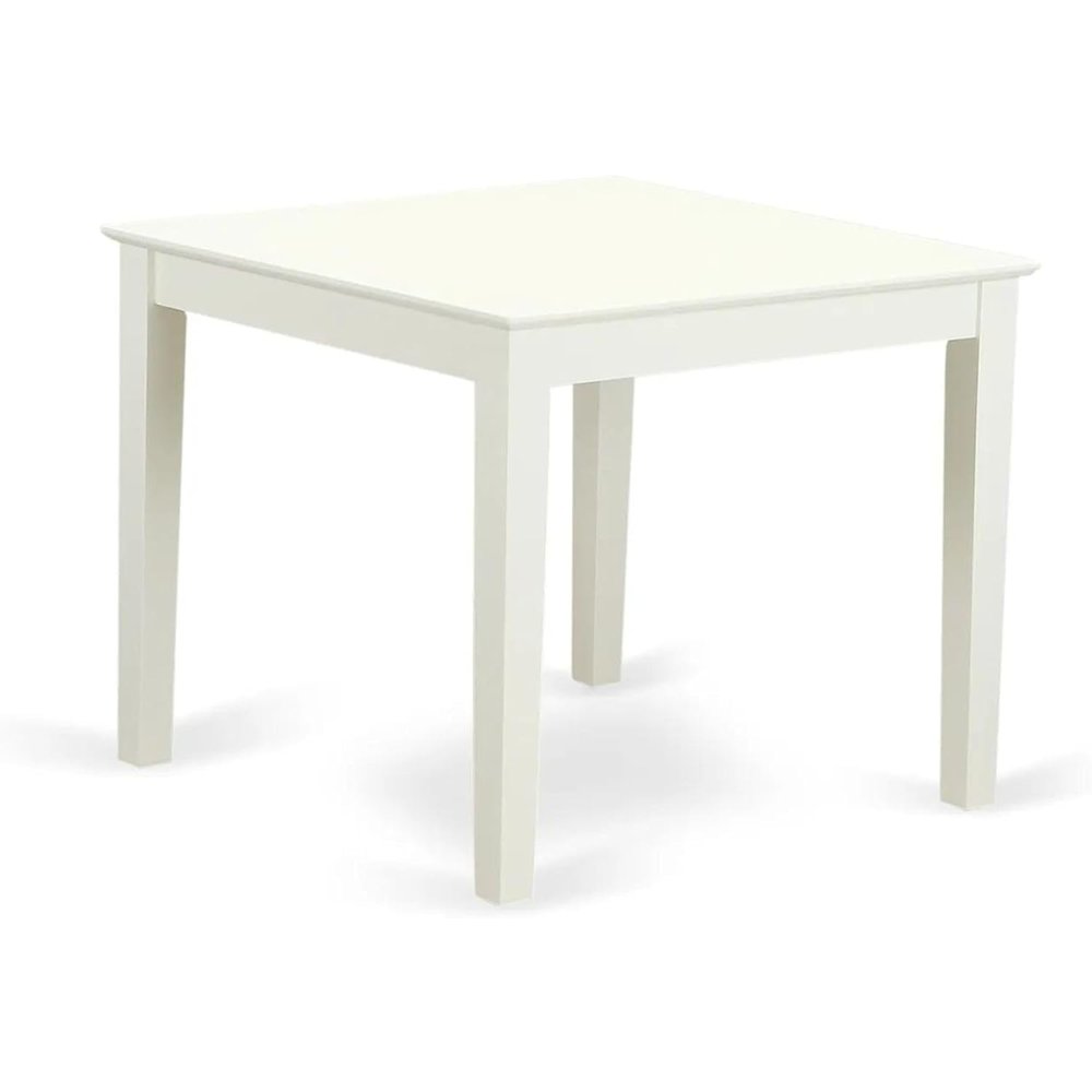 Oxford  Square  Dining  Table  -  Linen  White. Picture 1