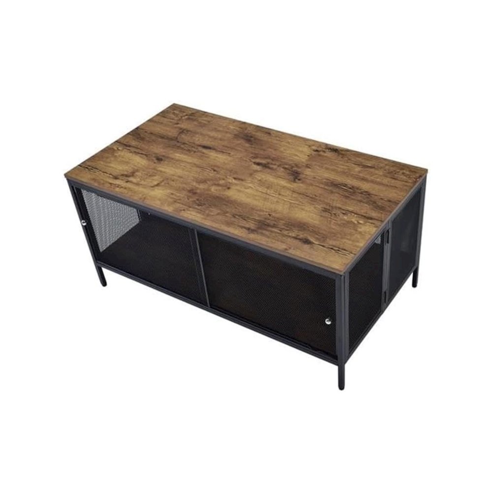 Winam Coffee Table Antique Oak & Black. Picture 3