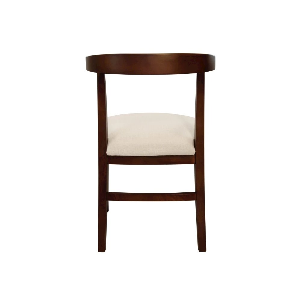 Hartford Mid-Century Modern Dining Chair with Performance Fabric Upholstery. Picture 5