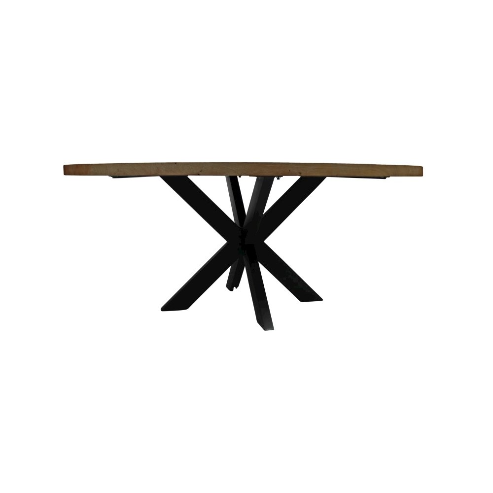 Felix 72" Dining Table with Iron Legs. Picture 2