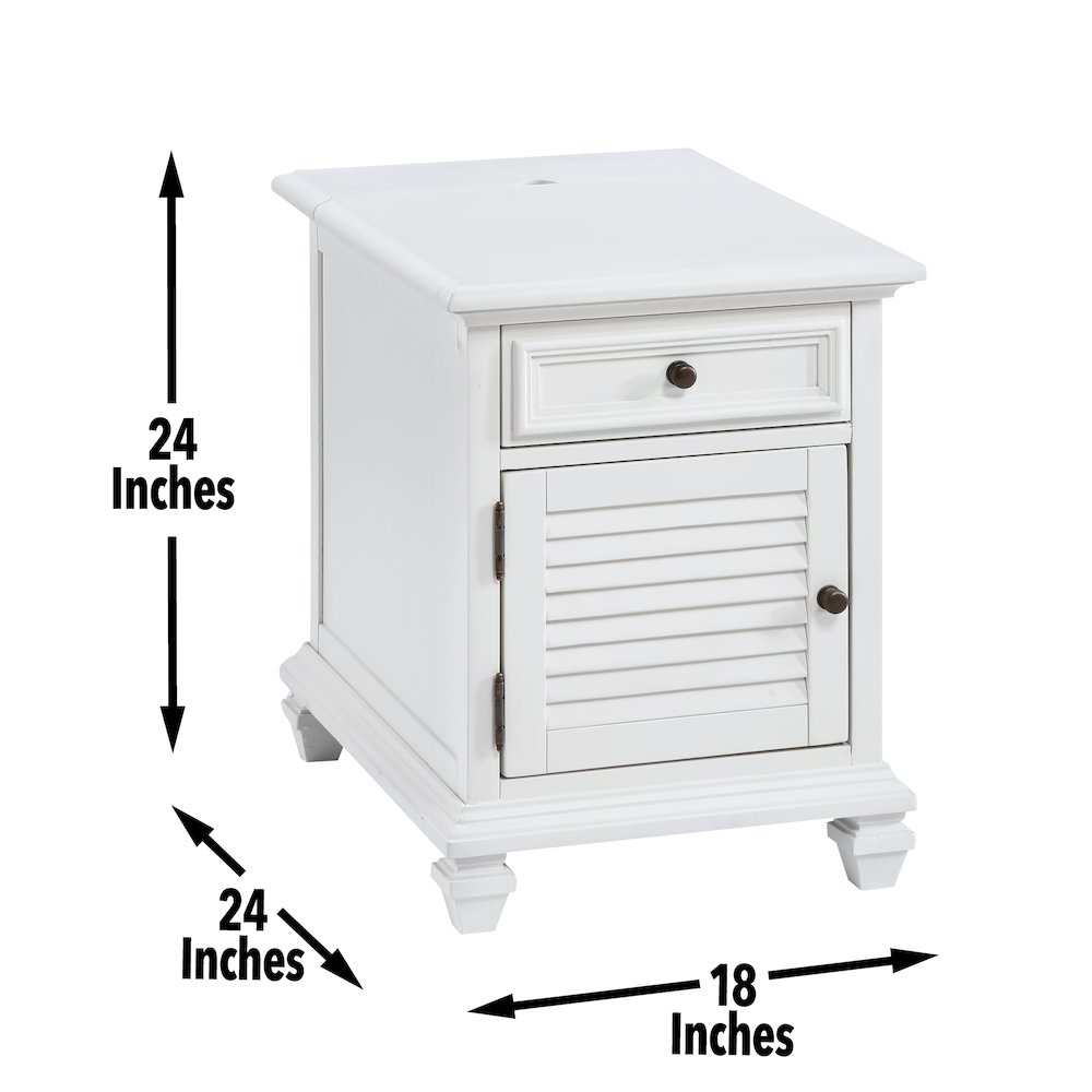 Charlestown Storage End Table with USB. Picture 6