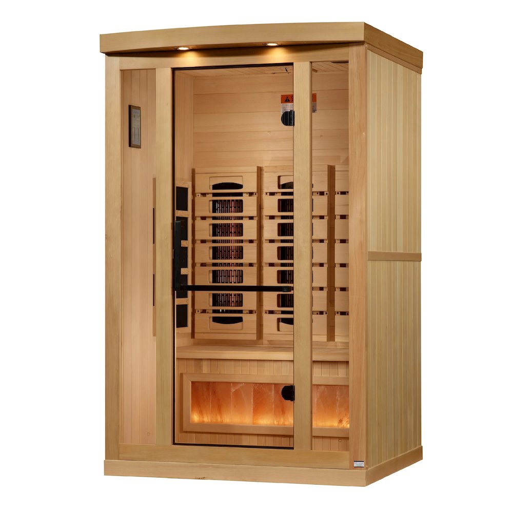 2-Person Full Spectrum PureTech™ Near Zero EMF FAR Infrared Sauna. Picture 1