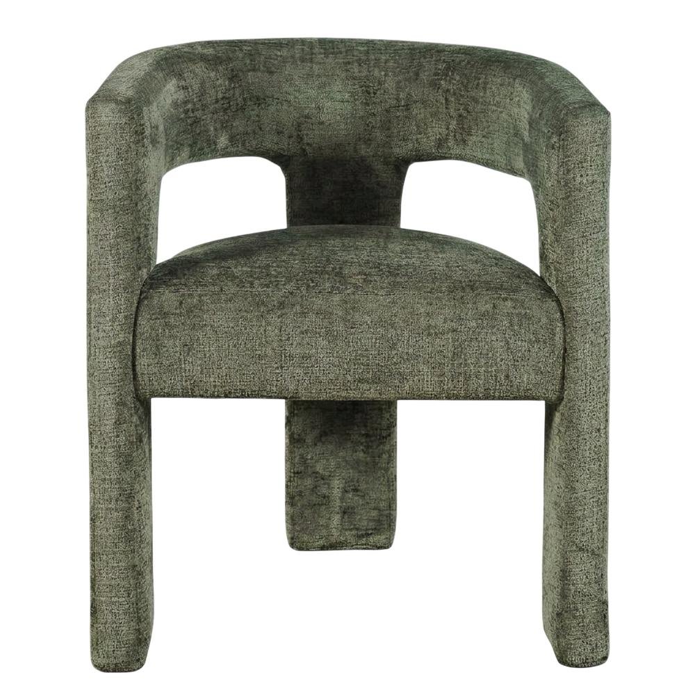 Jacquard Sculpture Accent Chair for Living Room or Bedroom, Forest. Picture 4