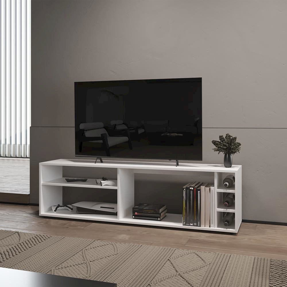 Mountainair Tv Stand, Living Room, White. Picture 6