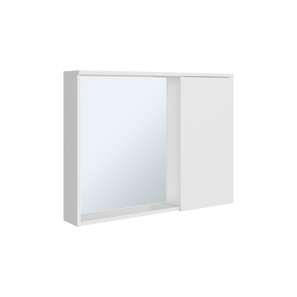 Irwin Modern Medicine Cabinet with Mirror – White Manufactured Wood Finish. Picture 3