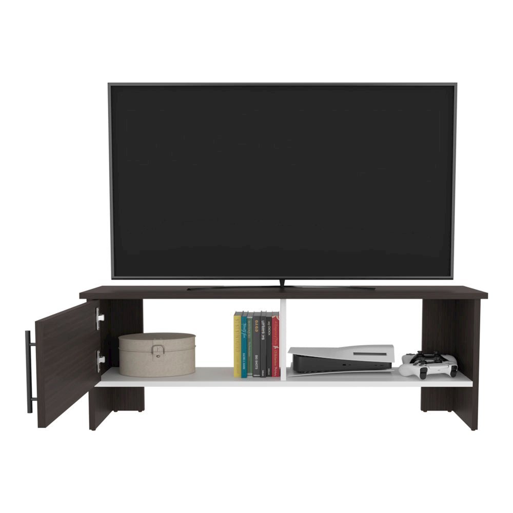 Ocean Shores Tv Stand, Black/White. Picture 3