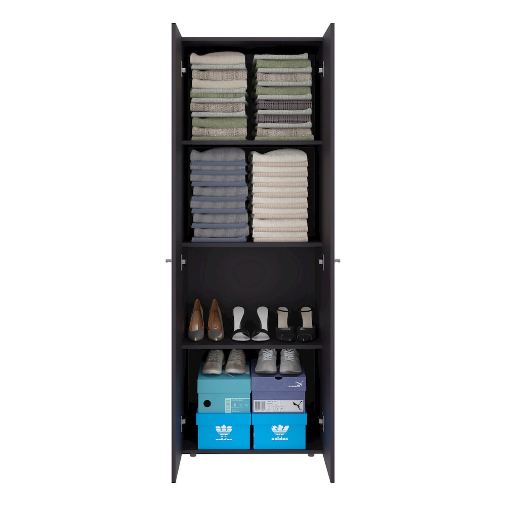 Closet Kronos Nova – Tall Double-Door Storage Cabinet with Adjustable Shelves. Picture 3