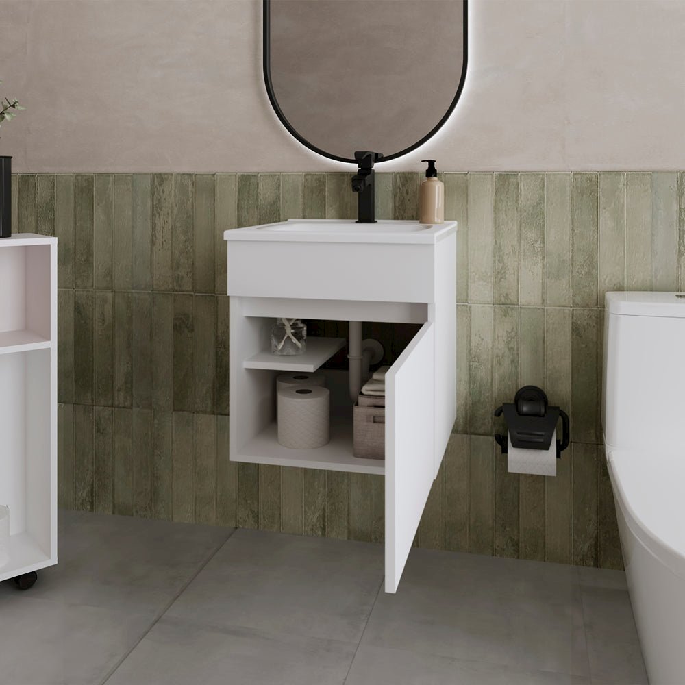 Newell Vanity Sink, Bathroom, White. Picture 6