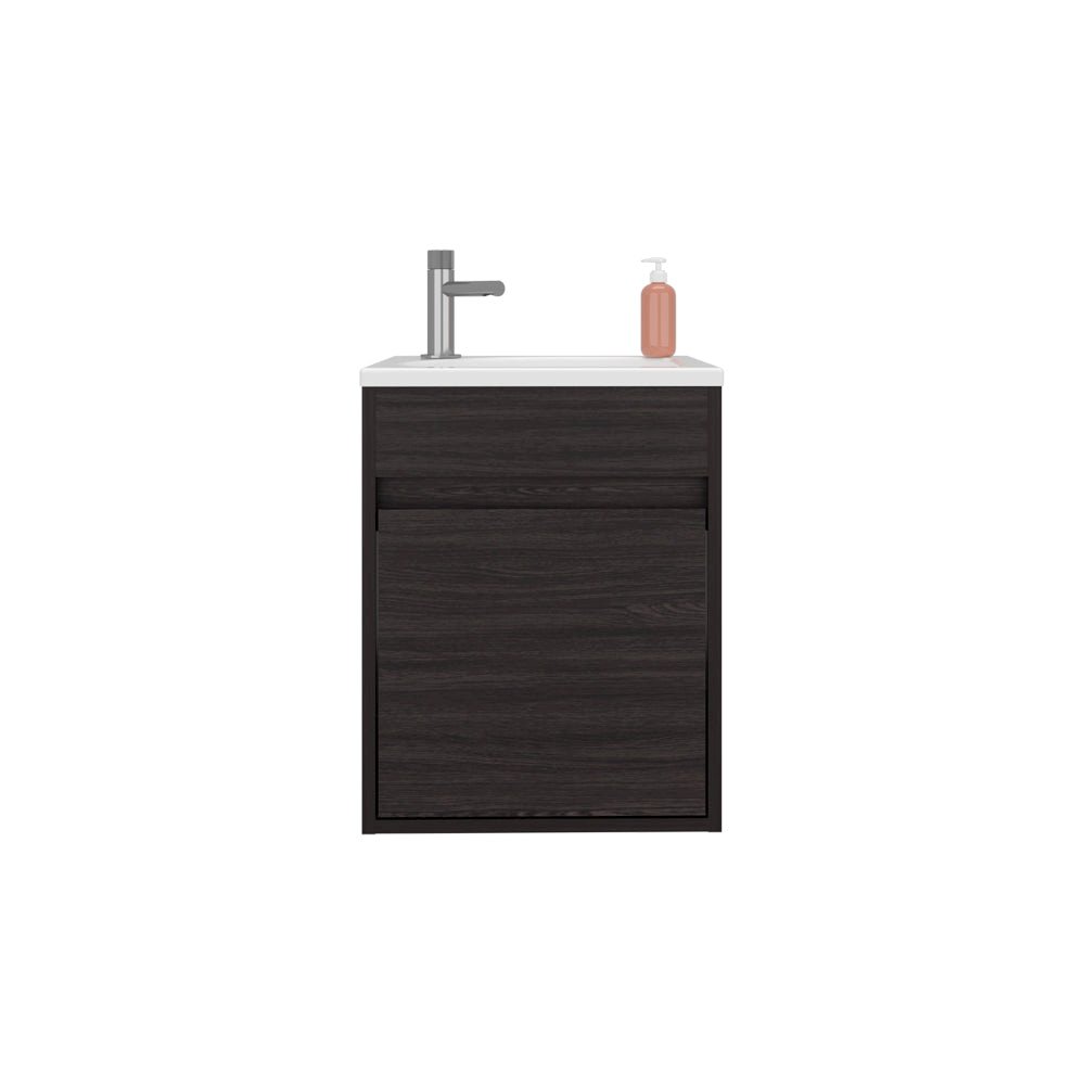 Sutcliffe Vanity Sink, Bathroom, Black. Picture 1