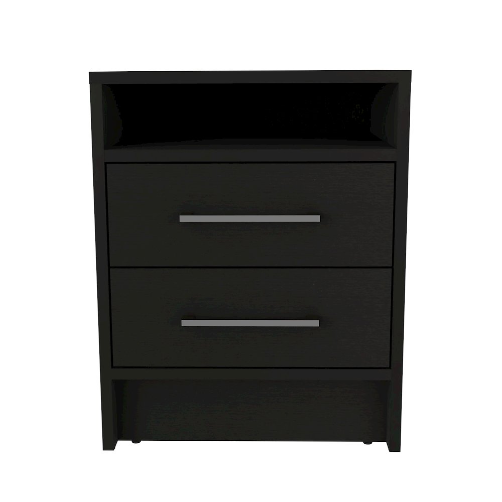 Nightstand Chase, Bedroom, Black. Picture 2