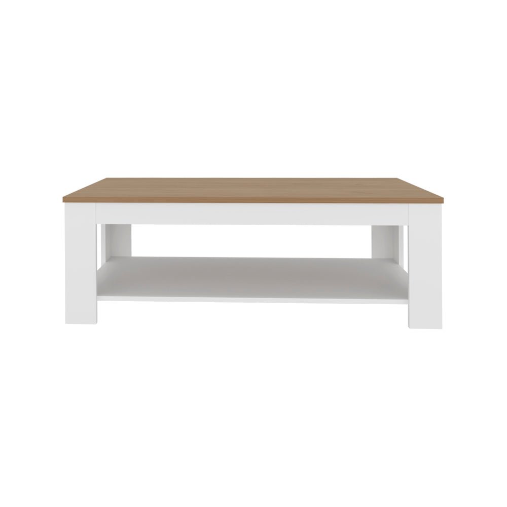 Bazine Table Nova, Modern Coffee Table with Open Shelf, Stylish Living Room. Picture 1